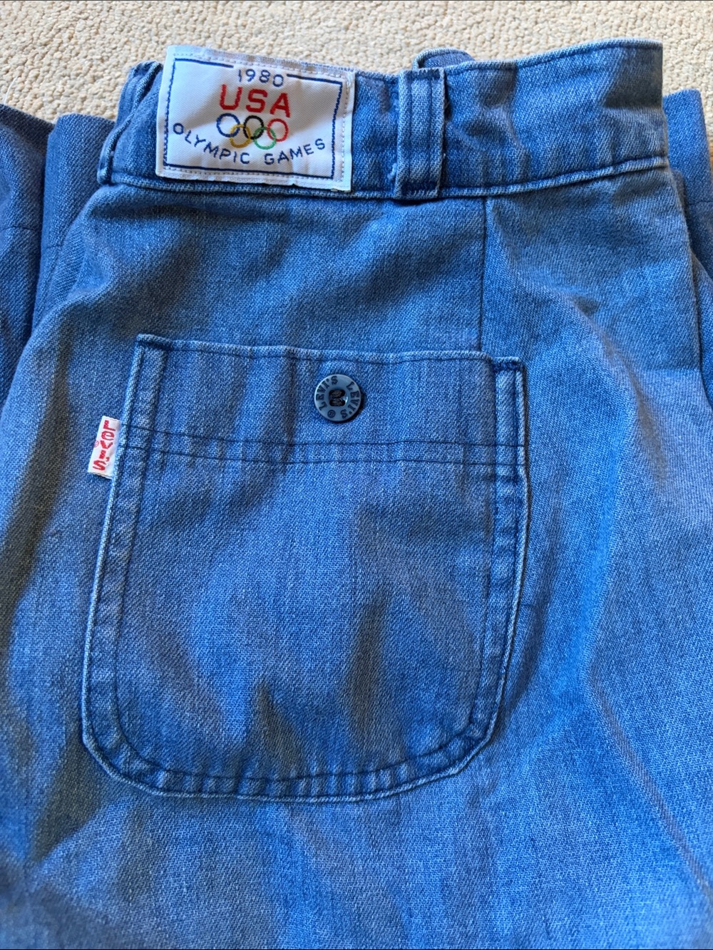 Vintage USA Olympic Games 1980 Wide Leg Levi’s